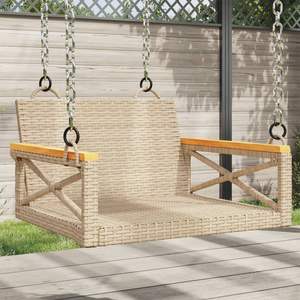 Banc balançoire de patio beige - Product Image 1