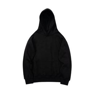 Sweat à capuche personnalisé en molleton 100% coton tricoté épais |   Streetwear Hip Hop surdimensionné |   Sweat à capuche vierge anti-boulochage pour commande en gros - Product Image 2