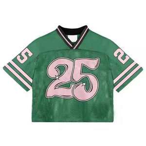 Maillot de football américain en mesh tendance pour le streetwear personnalisé - Product Image 3
