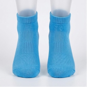 Blue Ankle <b>Socks</b> Solid Color Breathable Knitted Cotton for Adults Casual Daily Wear Summer Season - Product Image 1