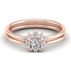 Anillos de Compromiso y Boda de Diseño Clásico con Moissanita Certificada GRA en Oro Sólido de 14K, Precio de Fábrica REYES, para Mujer - Product Image 1