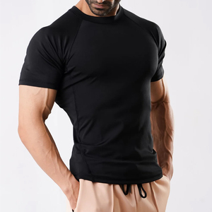 T-shirt de sport pour homme, de haute qualité, pour la musculation et le fitness, vêtements de sport pour homme - Product Image 4