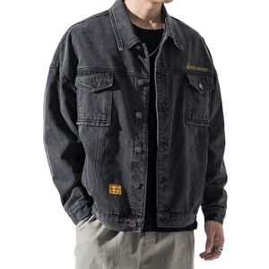 Men's Classic Denim <b>Jacket</b> Nylon/Cotton Blend Waterproof Breathable Trucker <b>Jacket</b> Casual Streetwear Outerwear Custom Logo ODM - Product Image 4