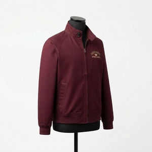 Veste d'hiver sportive pour homme, col montant, avec logo personnalisable sur le devant, design léger et décontracté - Product Image 4