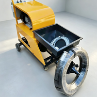 Machine à projeter le mortier électrique 220V avancée avec mélange et pompage rapides pour projets muraux