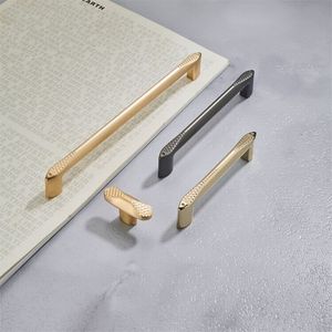 Nordic Style Single Hole Kitchen <b>Cabinet</b> Luxury Real <b>Gold</b> Handle European Modern Simple Wardrobe Light Furniture Handles <b>Knobs</b> - Product Image 6