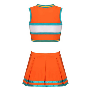 Uniforme de Porristas Personalizado al por Mayor con Tela Elástica Resistente y Colores Vivos, Ideal para Competiciones de Animadoras y Espíritu Escolar - Product Image 4