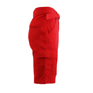 Premium Quality <b>Men's</b> Khaki Cargo Shorts Mid Waist Utility Cotton Summer Casual Quick Dry Shorts With <b>Belt</b> - Product Image 4