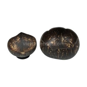 Lotus Shaped <b>Coconut</b> <b>Bowl</b> with Stand, Handmade Multi-Purpose Decor from Vietnam Wholesale Handicraft - Product Image 4
