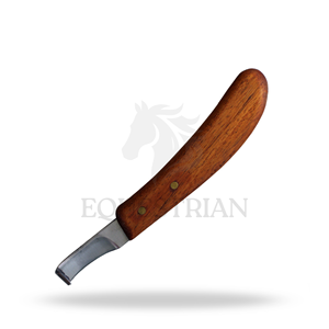 Couteau à sabot gauche à lame courbée, outil vétérinaire pour l'examen et la coupe des sabots de cheval - Product Image 4