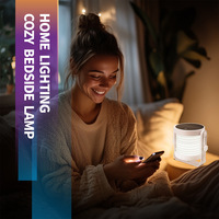 Lampe solaire de camping, lampes de camping rechargeables, lampe LED portable pliable pour table, ambiance extérieure, étanche IP44, commande tactile