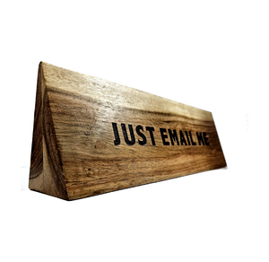 Handcrafted Wooden Desk <b>Name</b> <b>Plate</b> for Professional Workspaces Featuring Elegant Personalized Design - Product Image 2