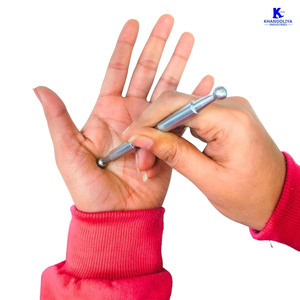 Sonde de diagnostic et de traitement Sujok classique K-Star en acier inoxydable – Outil de thérapie par acupression et réflexologie pour massage - Product Image 3