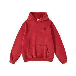 Nouveau design, sweats à capuche délavés à l'acide, best-sellers d'hiver, 100% coton, faible MOQ, prix de gros en promotion - Product Image 1