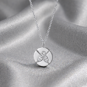 Collar con Colgante Redondo Facetado de Ónix Negro al por Mayor, Chapado en Plata, Amuleto de Piedra Preciosa, Joyería Hecha a Mano para Mujer - Product Image 4