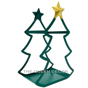 Plateau décoratif couleur argent motif renne pour Noël et autres événements, articles de cuisine pour la maison et l'hôtellerie, sublimation vierge - Product Image 5