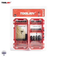 Jeu de 60 embouts à chocs magnétiques Tooljoy pour tournevis et forets en acier S2, qualité DIY et industrielle, OEM disponible