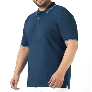 Camisas Polo Personalizadas con Logotipo, de Poliéster y Algodón, Tallas Grandes para Hombre, Transpirables, Lisas, Deportivas, de Golf, Manga Corta - Product Image 1