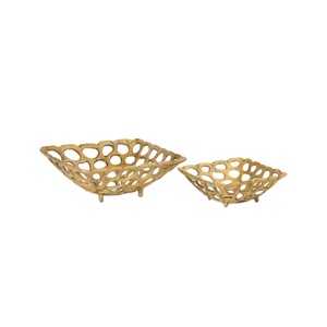 <b>Table</b> Accessories Fruits <b>Trays</b> And Baskets Footed Base Decorative Centerpiece <b>Trays</b> & Bowls Sets Home Decoration - Product Image 1