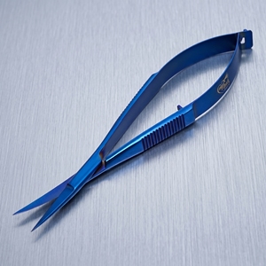 Ciseaux de toilettage compacts en acier inoxydable à pointe fine et aiguisée pour sourcils, cils, cuticules, fils et soins des ongles - Product Image 1