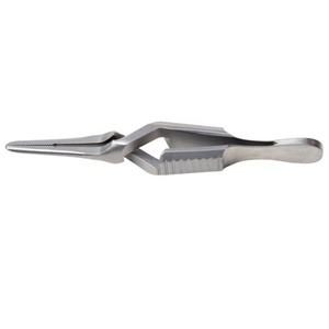 Pince chirurgicale professionnelle en acier inoxydable de haute qualité, modèle Dieffenbach Bulldog, 6,5 cm, courbée et dentelée, marque Surgimpex, certifiée CE - Product Image 1