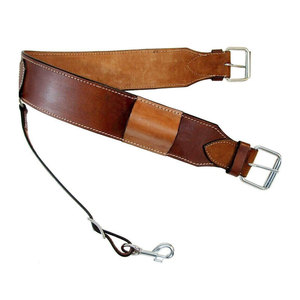 Cincha de Cuero y Acero Inoxidable de Primera Calidad, Diseño Exclusivo, Duradera, Cómoda, Transpirable, Ajustable y Personalizable - Product Image 1