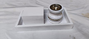 Quemador de incienso de madera con incrustaciones, bandeja Mabkhara de resina, Falak World Export, sándalo ecológico, religioso - Product Image 3