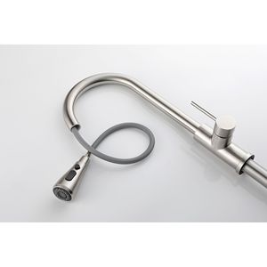 Rubinetto da cucina monocomando estraibile con doccetta - Product Image 3