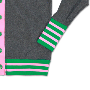 Custom Slim Fit Knitted Appliques <b>Cardigan</b> <b>Sweater</b> Women Casual Style Front Logo University College Sorority Fraternity Winter - Product Image 6