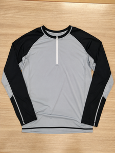 <b>Men</b> Latest Design <b>Compression</b> <b>Shirt</b> Quick Dry Breathable Slim Fit Spandex/Polyester O-Neck Rash Guard Gym Wear - Product Image 6
