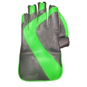 Gants de gardien de but de cricket en cuir pleine fleur avec protège-doigts renforcés et protection en caoutchouc haute résistance - Product Image 5