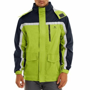 Chaqueta de Trabajo Impermeable de Alta Visibilidad para Invierno, Ropa de Trabajo de Seguridad Reflectante para Hombre, Chaqueta Cortavientos para Construcción y Seguridad 2026 - Product Image 4