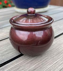 Pot de rangement en résine fait main par un designer avec couvercle pour la cuisine, la salle de bain, la décoration de la maison, le thé, le café, les bonbons, organisateur multifonctionnel - Product Image 1