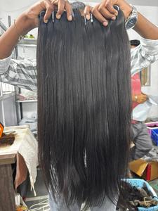 straight human <b>hair</b> bundles silky smooth remy <b>hair</b> wholesale vendor cuticle aligned natural flow bulk all cuticle aligned <b>hair</b> - Product Image 3