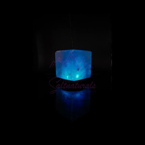 Lampe en sel de l'Himalaya au design classique, finition lisse, lumière douillette - Product Image 2