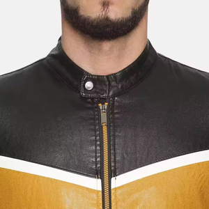 Veste en cuir véritable pas chère, imperméable, respirante, écologique, manteau tendance, vêtements décontractés élégants pour hommes, vente en gros directe d'usine - Product Image 6