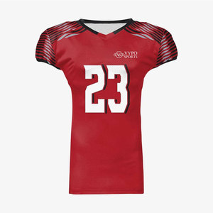 Premium Quality Customized American Football Jersey Short V-<b>neck</b> Stylish Modern Design Eco-Friendly Breathable Unisex Soft - Product Image 6