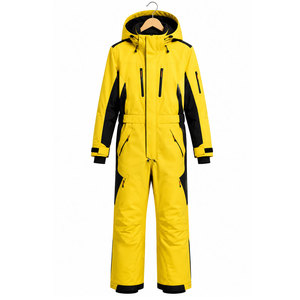 Traje de Esquí Impermeable Personalizado para Hombre, Mono de Snowboard de Una Pieza, Ropa de Esquí de Invierno a Prueba de Viento, Ropa de Esquí para Exteriores, Fábrica OEM - Product Image 1