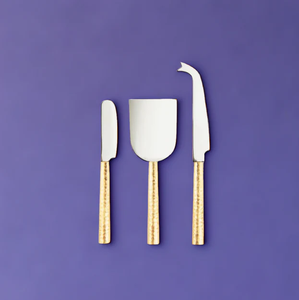 Brass <b>Cheese</b> <b>Set</b> Wedding and Party Stainless Steel <b>Cheese</b> Cutter Spreader Christmas Gift <b>Cheese</b> Knives <b>Set</b> - Product Image 3