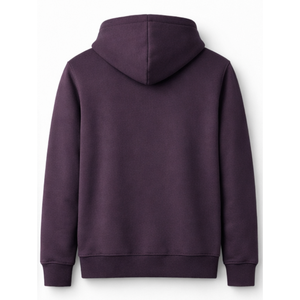 Sudaderas con capucha personalizadas OEM para hombre, color morado ciruela, nuevo diseño, sudadera tipo pullover, ropa de alta calidad al por mayor - Product Image 3