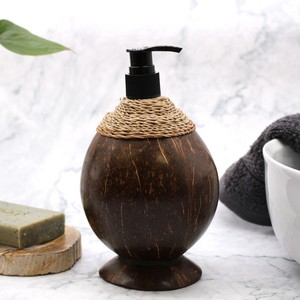 Dispensador de Jabón de Madera de Teca Vintage al por Mayor |   Accesorios de Baño Hechos a Mano en India - Product Image 2