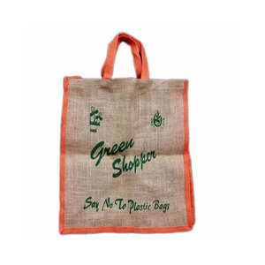 Bolsa de Compras Ecológica de Yute, Bolsa de Supermercado Reutilizable, Bolsa de Mercado de Fibra Natural Resistente, Personalizable - Product Image 1
