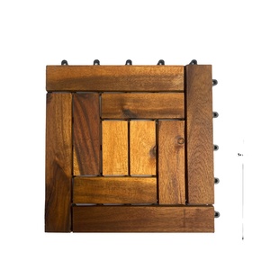 พื้นไม้พลาสติกสำหรับกลางแจ้ง ขนาด 300x300 มม. แบบคลิกล็อคสองชั้น ทันสมัย กันน้ำ กันลื่น ทนไฟ เป็นมิตรกับสิ่งแวดล้อม - Product Image 6