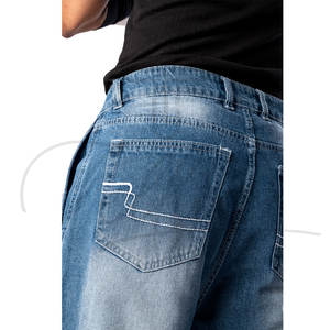 Pantalon baggy décontracté pour homme avec fermeture éclair, style streetwear populaire, collection 2026, vente en gros - Product Image 3