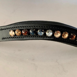 Bracelet de sourcils de cheval en cuir, plusieurs couleurs, accessoire rembourré, doux, avec incrustation de cristaux et pierres, vente en gros, meilleure vente - Product Image 5