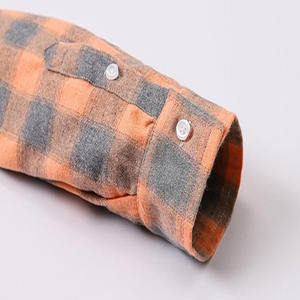 Nueva Llegada 2026 Camisas de Franela para Hombre con Logotipo Personalizado, Antiarrugas, Ecológicas, Transpirables, Tejidas, Casuales, a Rayas - Product Image 6