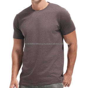 Camisetas Lisas de Gran Tamaño para Hombre, Manga Corta, Ropa de Verano, Casual, Color Sólido, Poliéster y Algodón, Transpirable - Product Image 1