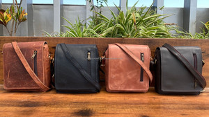 New Factory Wholesale <b>Men's</b> Genuine Leather Small <b>Messenger</b> <b>Bag</b> High Quality Shoulder <b>Bag</b> Fashion Casual Small Cow Leather <b>Bag</b> - Product Image 4