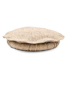 Gorro Chitrali de Lana Mezclada Color Ceniza, Hecho a Mano, Tradicional, Cálido para Invierno, Suave y Cómodo, Estilo Étnico - Product Image 1