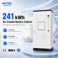 Gabinete de Almacenamiento de Energía con Batería de Alto Voltaje de 241 kWh, Sistema BESS LFP de 100 kW Refrigerado por Aire para Microredes y Energía de Respaldo